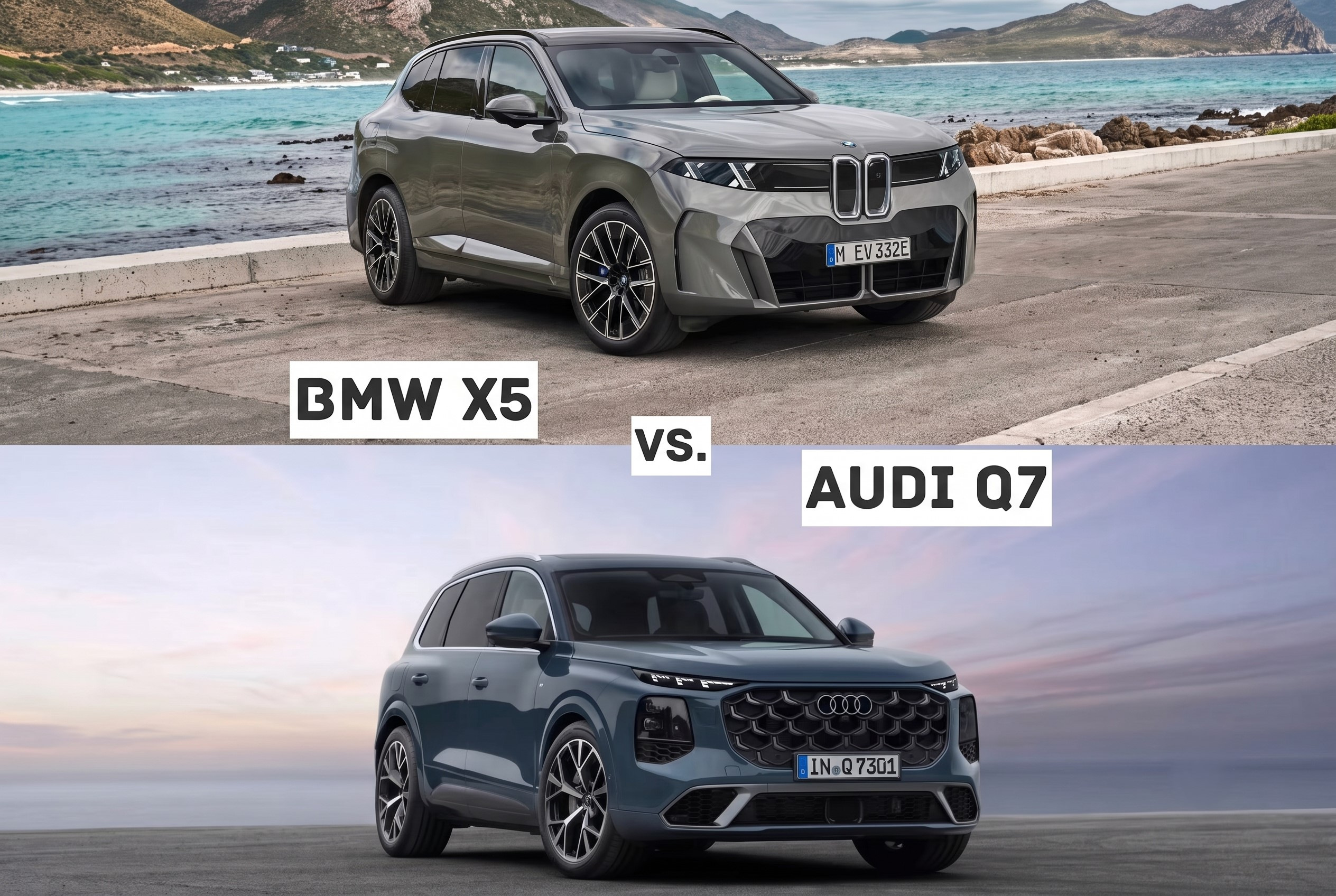 BMW X5 vs Audi Q7: 2026–2027 modeļu apskats
