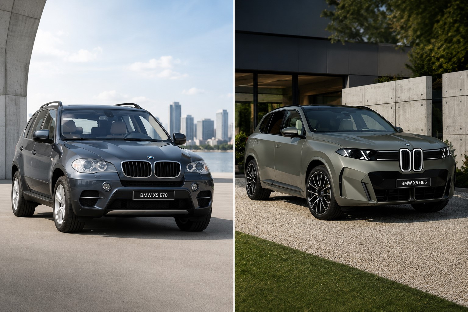 BMW X5 G65 vs BMW X5 E70: vecais raksturs pret jaunajām tehnoloģijām