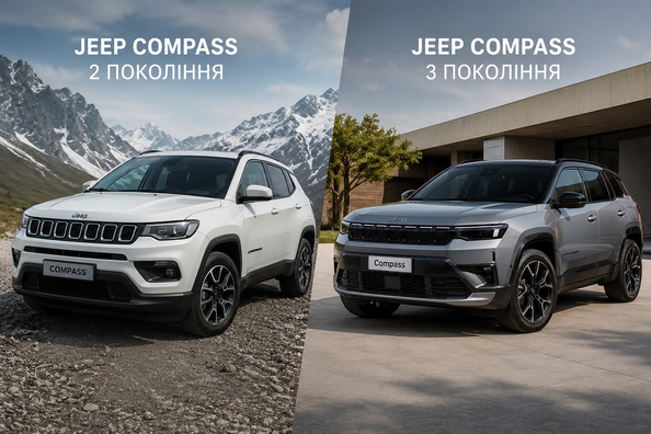 Jaunais Jeep Compass 3. paaudze pret Compass 2: detalizets salidzinajums