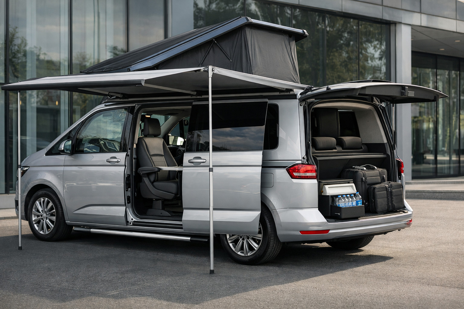 Volkswagen Caravelle T7 uzlabojumu pakete biznesam un pasažieriem