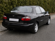 Daewoo Lanos 1998–2017 Bagāžnieka malas uzlika (nerūsējošā tērauda) foto 1