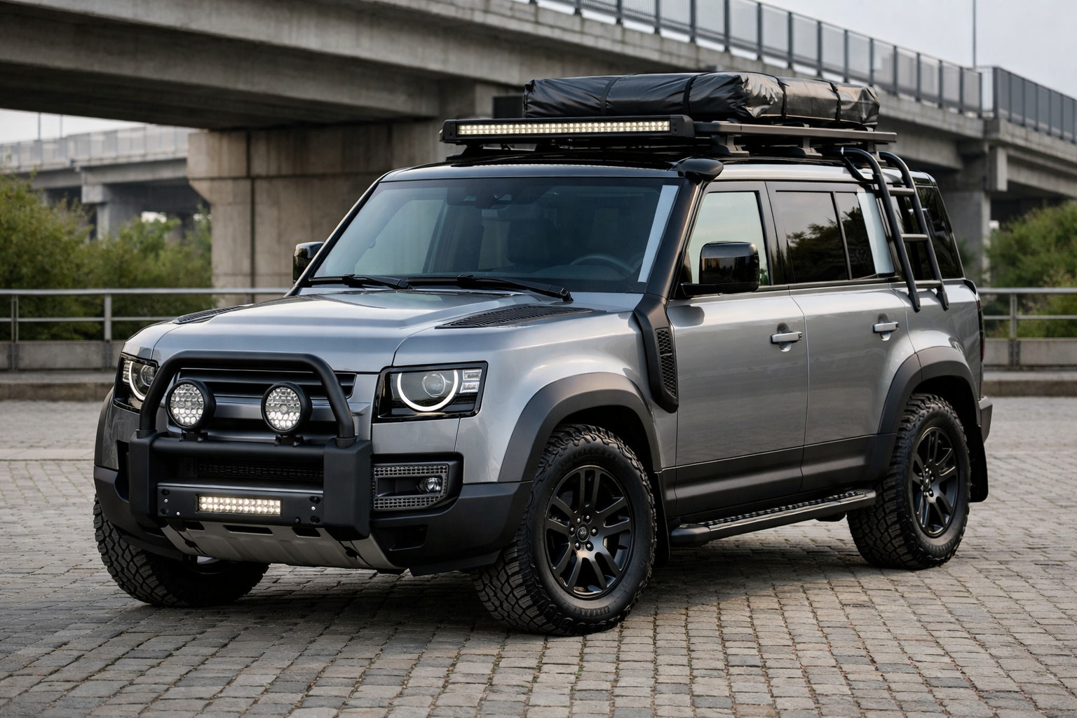 Sākuma uzlabojums Land Rover Defender 2019+ pilsētai un viegliem izbraucieniem