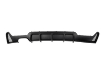 BMW 4 sērija F32/F33/F36 2012–2020 Aizmugurējā bampera difuzors vienpusējai dubultajai izplūdei (M-Sport, ABS) foto 1