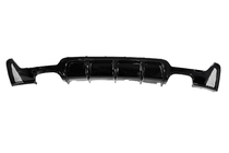 BMW 4 sērija F32/F33/F36 2012–2020 Aizmugurējā bampera difuzors divpusējai dubultizplūdei (M-Sport, ABS) foto 1