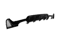 BMW 4 sērija F32/F33/F36 2012–2020 Aizmugurējā bampera difuzors divpusējai dubultizplūdei (M-Sport, ABS) foto 3