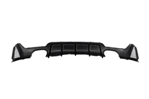 BMW 4 sērija F32/F33/F36 2012–2020 Aizmugurējā bampera difuzors divpusējai dubultizplūdei (M-Sport, ABS) foto 7