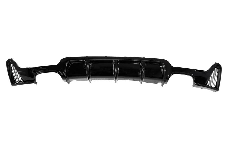 BMW 4 sērija F32/F33/F36 2012–2020 Aizmugurējā bampera difuzors divpusējai dubultizplūdei (M-Sport, ABS) Image