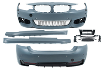 BMW 4 sērija F32/F33/F36 2012–2020 M-Sport virsbūves komplekts (F32) Dubultais izpūtējs (abās pusēs) foto 3