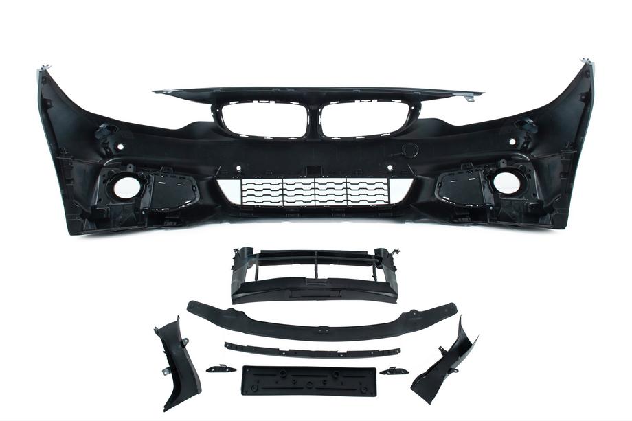 BMW 4 sērija F32/F33/F36 2012–2020 M-Sport virsbūves komplekts (F32) Divi izplūdes uzgaļi vienā pusē Foto 16