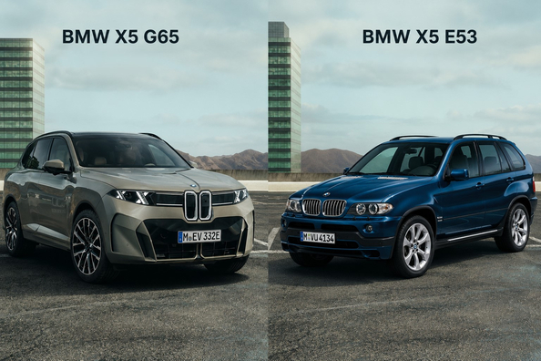 BMW X5 G65 vs BMW X5 E53: kā leģendārais krosovers mainījies 25+ gados