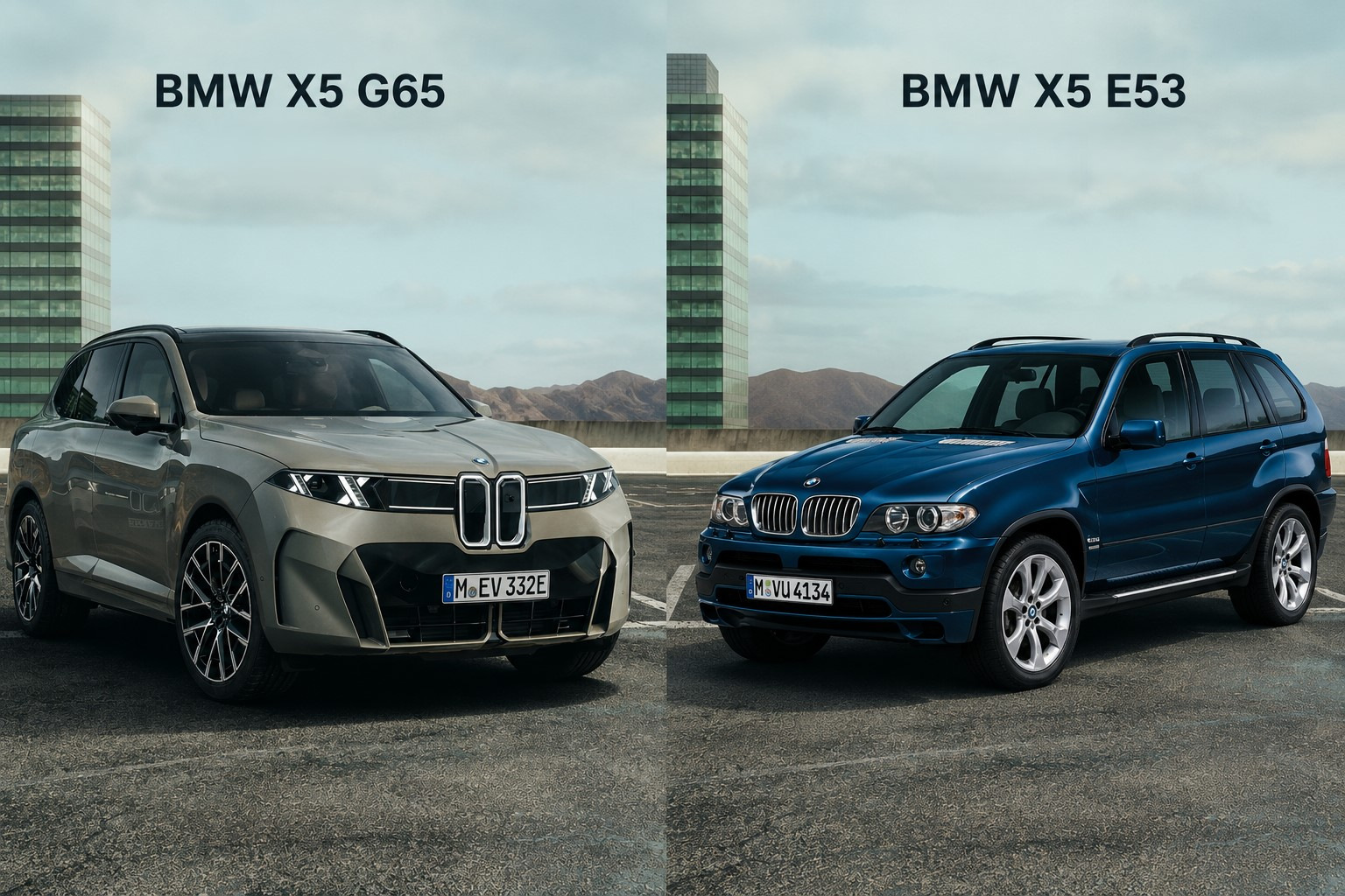 BMW X5 G65 vs BMW X5 E53: kā leģendārais krosovers mainījies 25+ gados