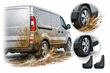 Kāpēc Renault Trafic pēc lietus ir pilns ar dubļiem un kādus dubļusargus izvēlēties foto 1