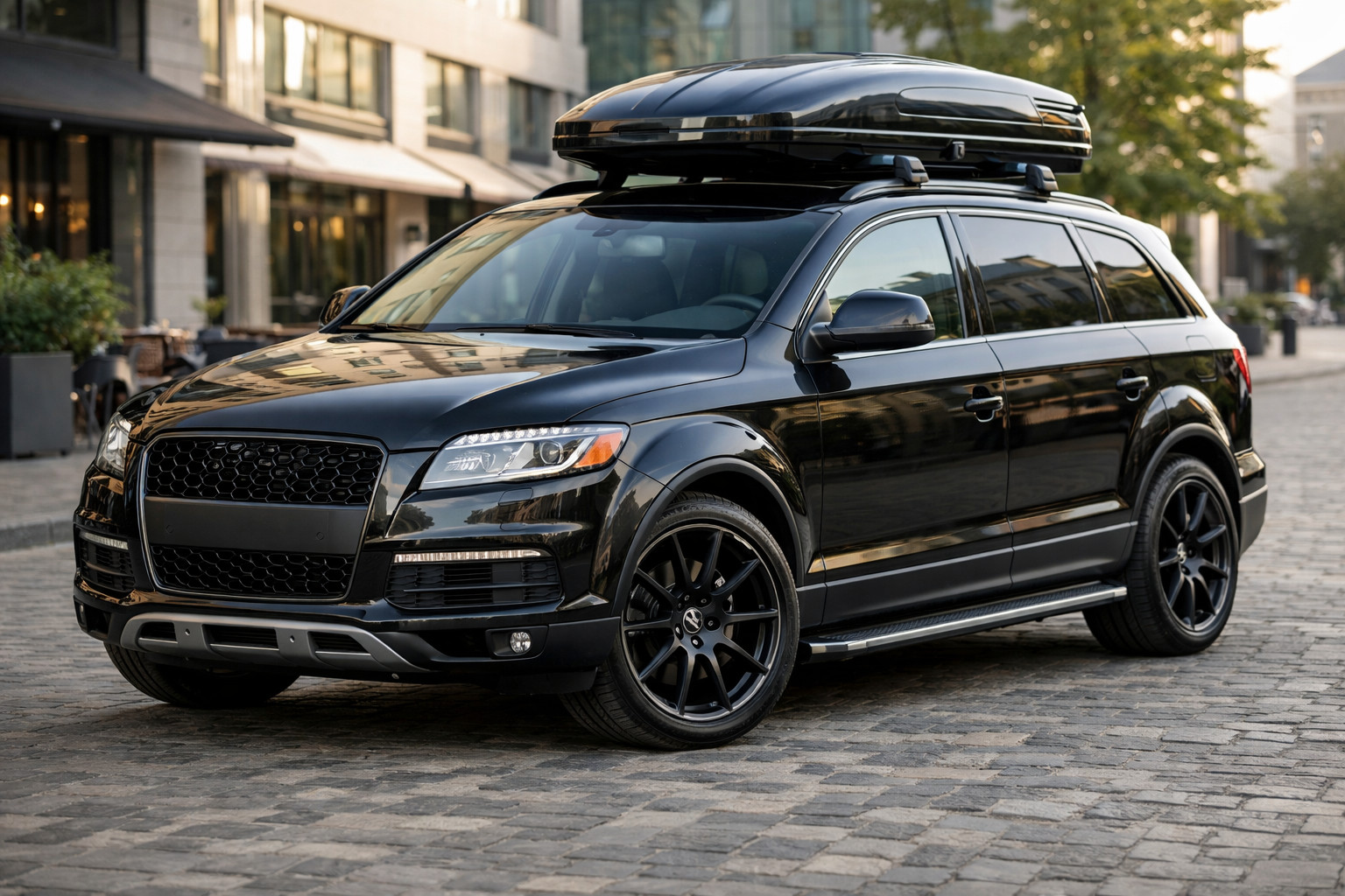 Audi Q7 2005-2015 sākuma uzlabojums pilsētai un ikdienas klīrensam