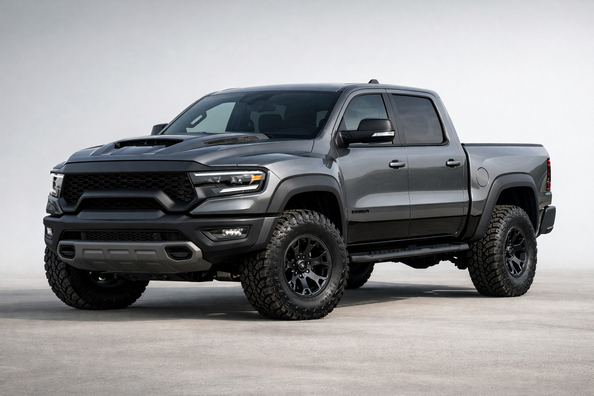 Apskats: Ram 1500 TRX (5. paaudze) – brutāls pikaps ASV tirgum