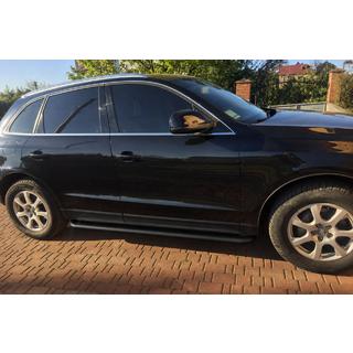 Sānu sliekšņi Premium Black (2 gab., nerūsējošais tērauds) foto 2