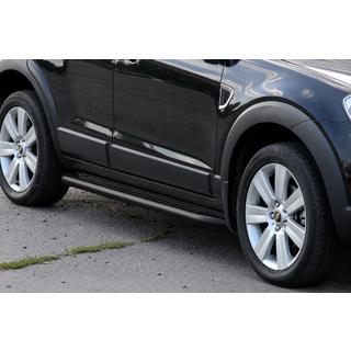 Premium Black sānu pakāpieni (2 gab., nerūsējošais tērauds) Chevrolet Captiva 2006–2019 foto 3