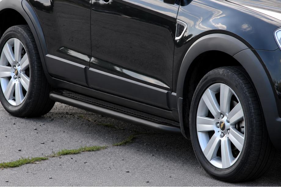 Chevrolet Captiva 2006–2019 Premium Black sānu pakāpieni (2 gab., nerūsējošais tērauds) Ø60 mm Foto 3