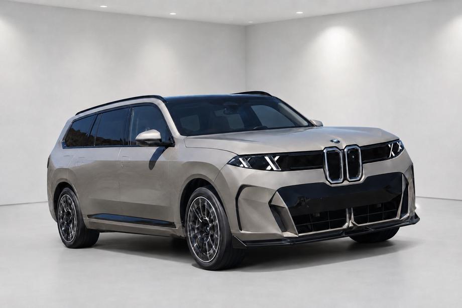 BMW X7 G67 2027– Priekšējā bampera lūpas spoilers Paradigm Black Knight Image