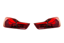 BMW 4 sērija F32/F33/F36 2012–2020 Aizmugurējie lukturi M4 Style Sarkani foto 1