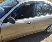 Daewoo Lanos 1998–2017 Logu apmales (4 gab., nerūsējošais tērauds) foto 2
