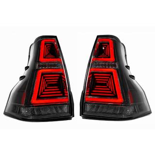 LED aizmugurējie lukturi V2 (2017–2023, 2 gab.) Toyota Land Cruiser Prado 150 2009–2023 foto 2