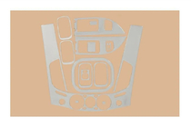 Mitsubishi L200 2006–2015 Paneļa uzlikas V2 (13 detaļas) foto 1
