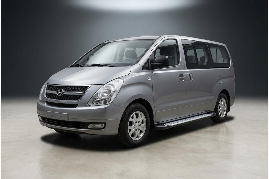 Hyundai H300, H1, Starex 2008–2020 Sānu pakāpieni Allmond Grey (2 gab., alumīnija) Image