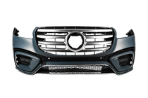 Mercedes GLS X167 2019– Priekšējais bamperis GLS450 komplektā (2025-Design) foto 1