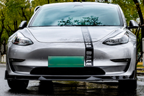 Tesla Model 3 2017– Priekšējā bampera lūpa Lip Turbo (2017-2023) foto 1