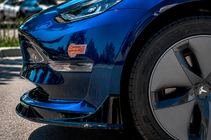 Tesla Model 3 2017– Priekšējā bampera lūpa Lip Fast (2017-2023) foto 10