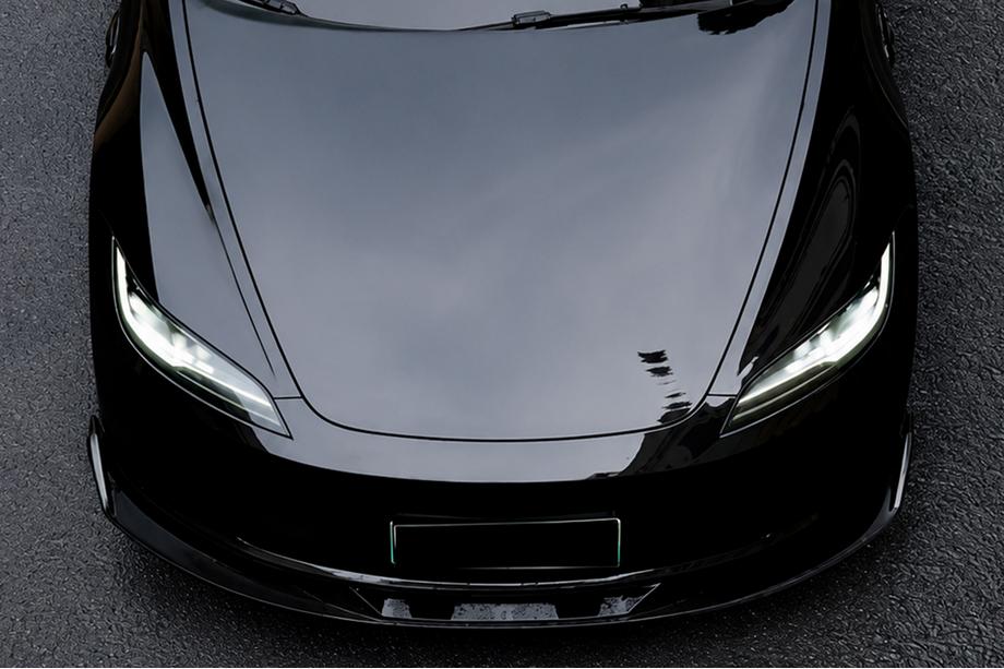 Tesla Model 3 2017– Priekšējā bampera lūpas uzlika Lip Turbo (2024+) Image