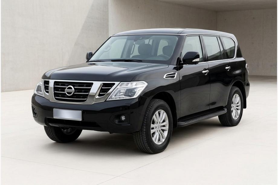 Nissan Armada 2016–2024 Sānu sliekšņi Tayga Black (2 gab., alumīnijs) Image