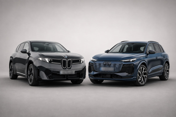BMW iX3 vs Audi Q6 e-tron: premium elektro krosovaru salīdzinājums Foto 1