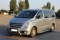 Hyundai H300, H1, Starex 2008–2020 Bullbar WT003-2 (nerūsējošais tērauds) foto 5