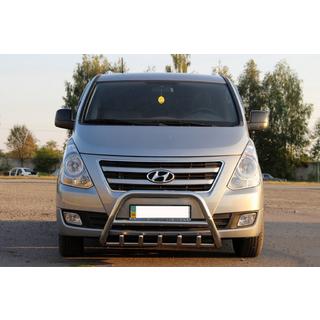 Bullbar WT003-2 (nerūsējošais tērauds) Hyundai H300, H1, Starex 2008–2020 foto 4