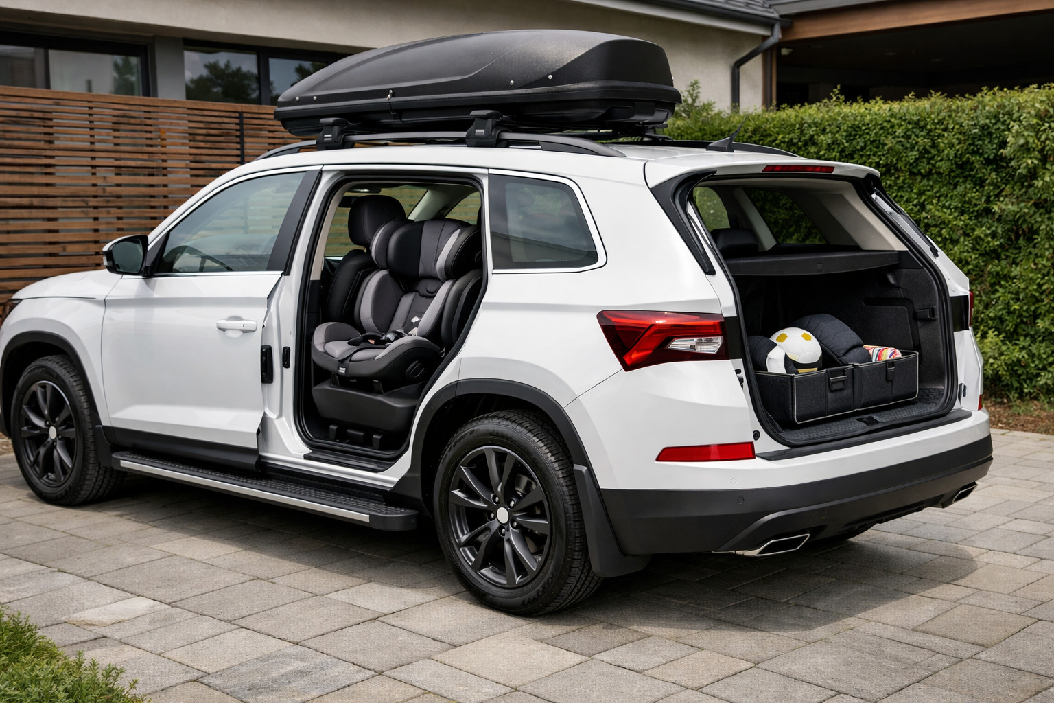 Ko uzstādīt Skoda Kodiaq 2016-2023 tīriem sliekšņiem un ģimenes ikdienai