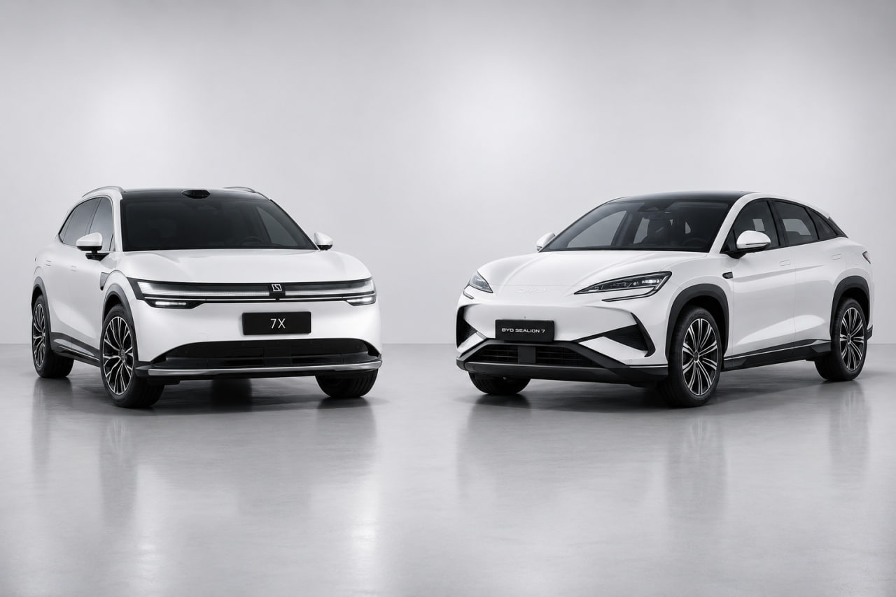 Zeekr 7X vs BYD Sealion 7: Ķīnas elektrisko SUV salīdzinājums