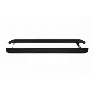 Sānu pakāpieni Premium Black (2 gab., nerūsējošais tērauds) foto 2