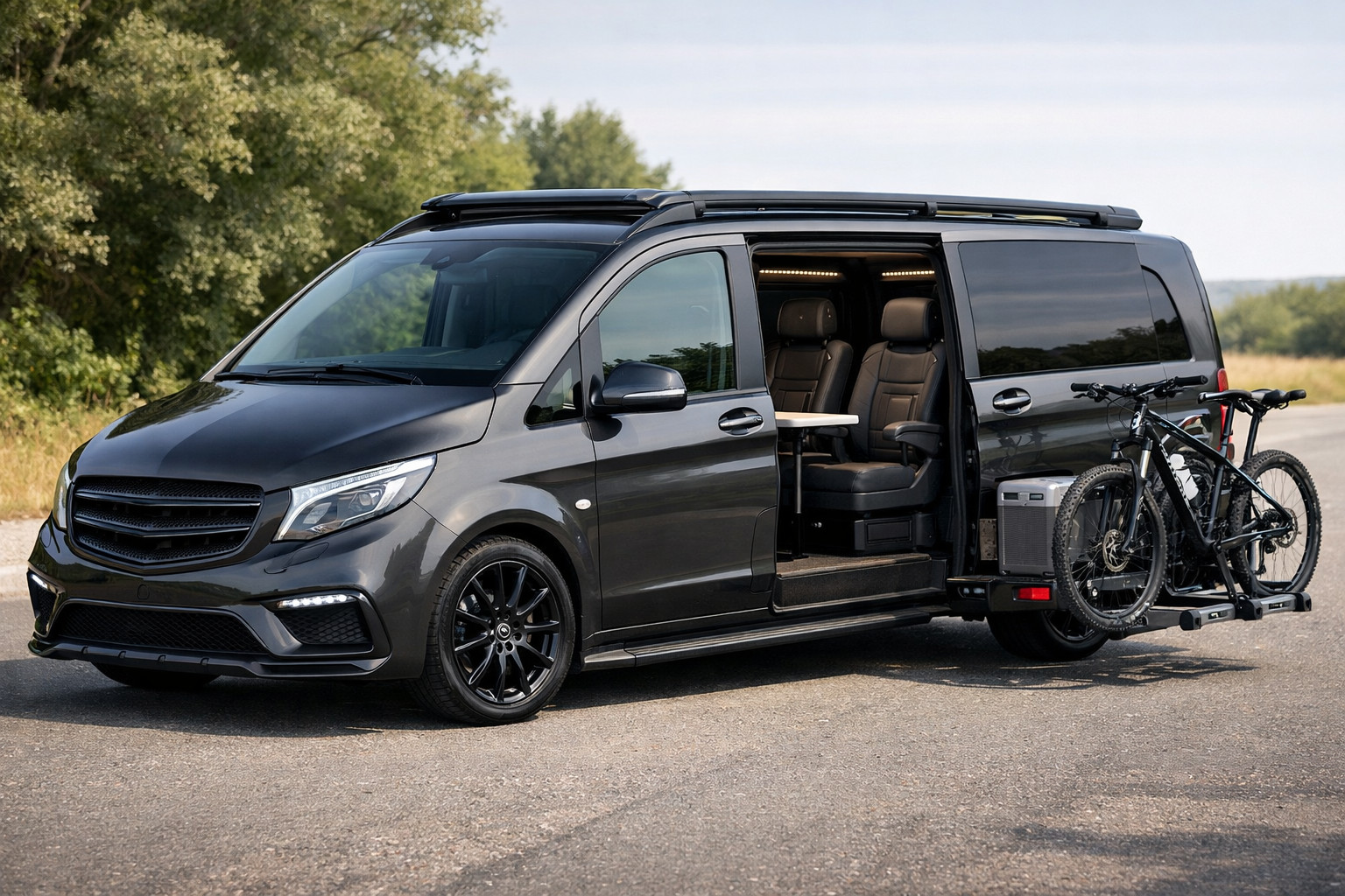 Sākuma uzlabojums Mercedes Vito/V-class W447 pasažieru braucieniem un šosejai