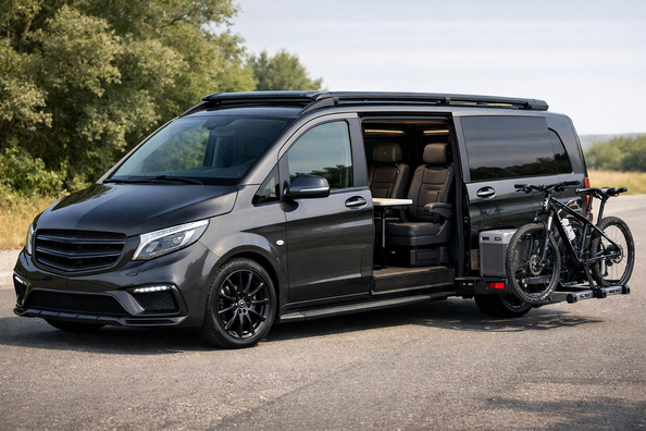 Sākuma uzlabojums Mercedes Vito/V-class W447 pasažieru braucieniem un šosejai