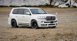 Toyota Land Cruiser 200 2007–2021 Priekšējā bampera lūpas spoilers Wald (2016-2021) foto 4