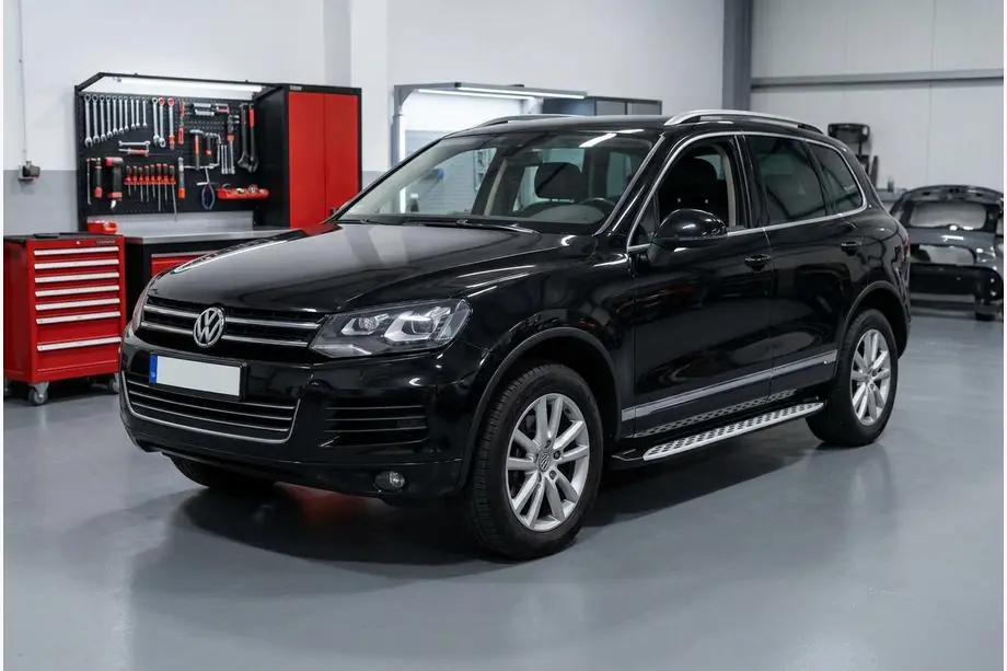 Volkswagen Touareg 2010–2018 Sānu sliekšņi Shining V1 (2 gab., alumīnijs) Foto 1