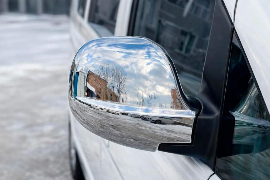 Mercedes Vito W639 2004–2014 Labā spoguļa uzlika (2004-2010, nerūsējošais tērauds) Foto 1