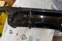 BMW 3. sērija E92/E93 2006–2013 Izpārdošana Aizmugurējā bampera difuzors DPT (E92 M-Sport, spīdīgi melns) foto 4