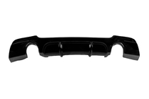 BMW 3. sērija E92/E93 2006–2013 Izpārdošana Aizmugurējā bampera difuzors DPT (E92 M-Sport, spīdīgi melns) foto 1