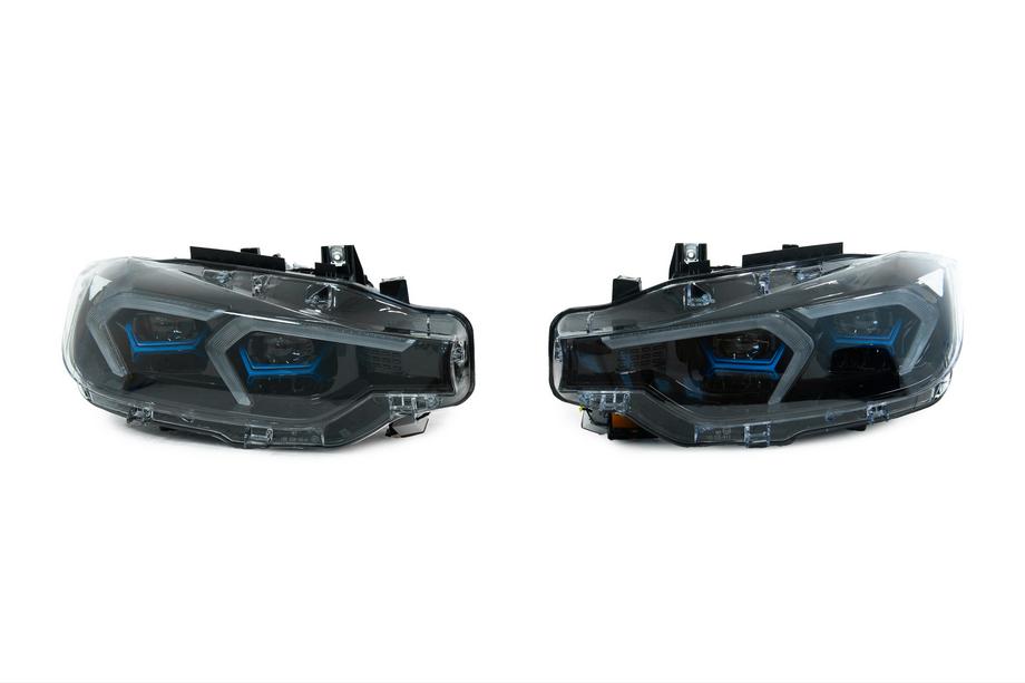 BMW 3. sērija F30/F31 2012–2019 Priekšējie lukturi G20-style (no Xenon uz LED, 2 gab.) Foto 1