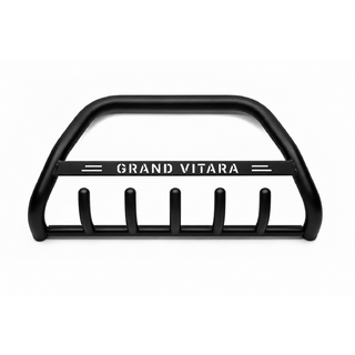 Priekšējais aizsargstienis (bullbar) WT004 (nerūsējošais tērauds) Black Suzuki Vitara 1998–2006 foto 3