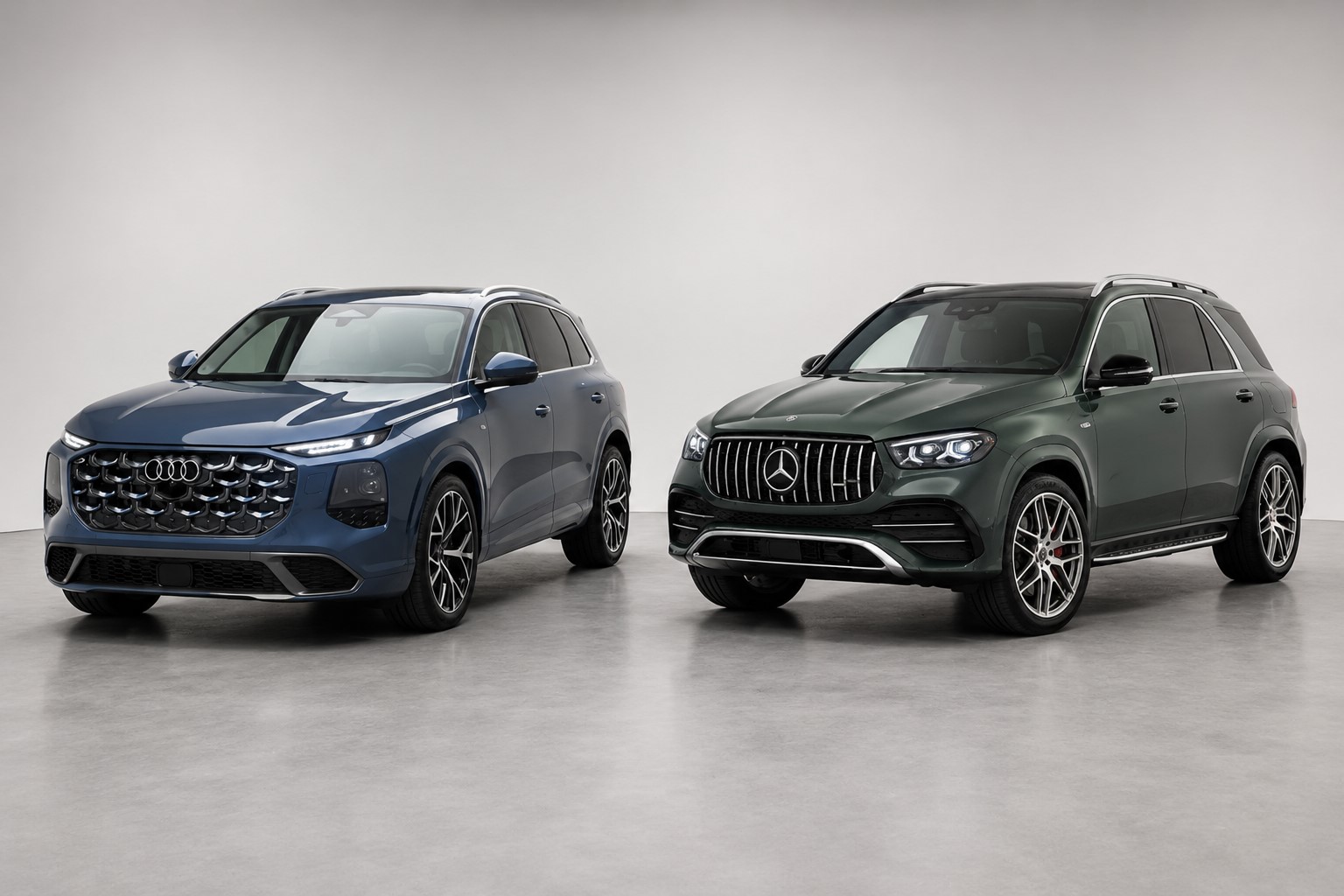 Audi Q7 2027 vs Mercedes-Benz GLE 2027: kurš premium apvidus auto ir labāks?