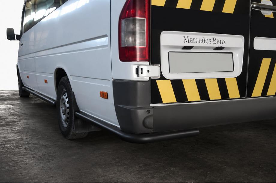 Volkswagen LT 1995–2006 Aizmugurējie stūru elementi AK-SO Black (nerūsējošais tērauds) Image