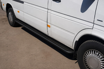 Volkswagen LT 1995–2006 Premium Black sānu pakāpieni (2 gab., nerūsējošais tērauds) foto 3